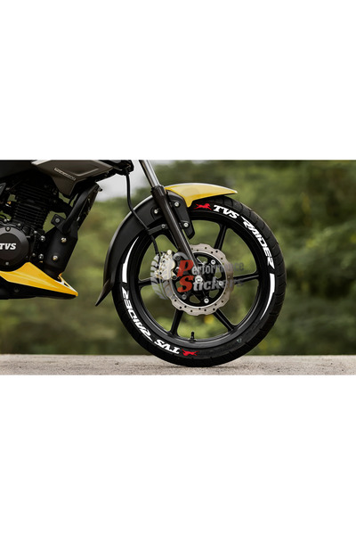 Performance Stickers Motosiklet TVS Raider + Şerit Lastik Sticker Seti 15-19i...