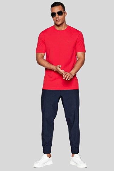 BOSS Erkek Elastik Paçalı Jogger Spor Pantolon Lacivert