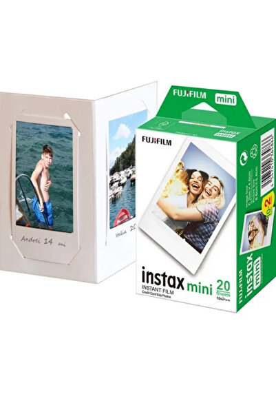 Fujifilm Film Instax cu ramă foto tip acordeon pentru 2 fotografii