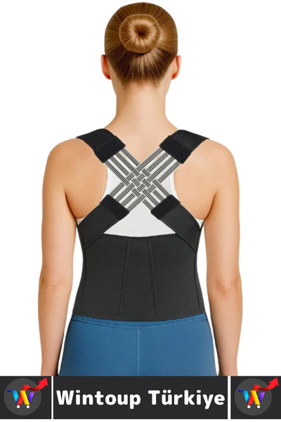Wintoup Office Desk Student Sports Back Pain Posture Disorder Posture Adjustable Belt Upright Posture Corset