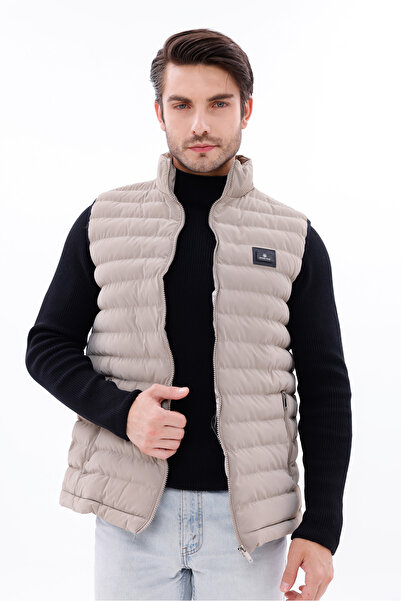 freemen Мъжка жилетка Nova Fabric с подплата, лека, с джобове с цип, водоотблъскваща, удобна