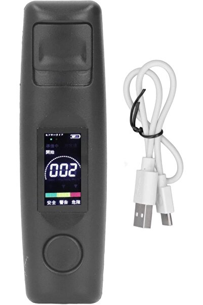 Alsamkapsam USB Şarjlı Dijital Alkol Test Cihazı – Promil / BAC Ölçer