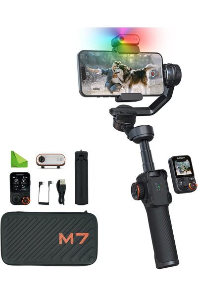 Hohem مثبت جيمبال iSteady M7 ثلاثي المحاور لأجهزة iPhone والهواتف الذكية