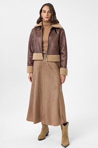 TIFFANY&TOMATO Arma Detaylı Peluş Mont