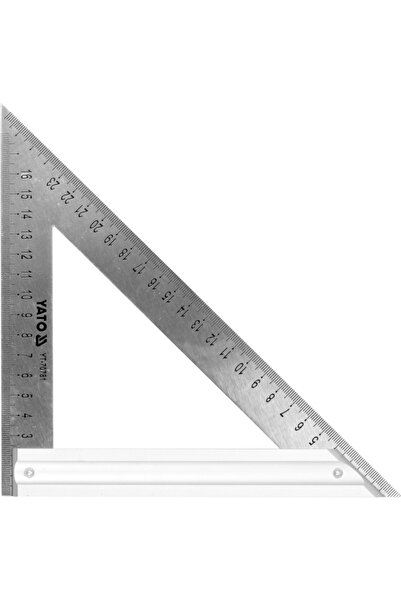 yato Triangular ruler Yato, Aluminum/Stainless steel, 270 mm, Silver