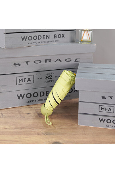 Wexta Çanta Boy UV 50 Kapsül Düz Renk 50 cm Şemsiye