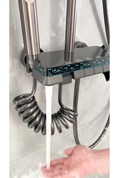 MTK Design DİJİTAL SU SICAKLIK GÖSTERGELİ PİANO DUŞ TAKIMI