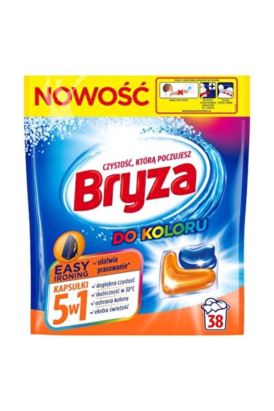 Bryza Capsule de spălat rufe colorate 5 în 1, Bryza, 38 buc.