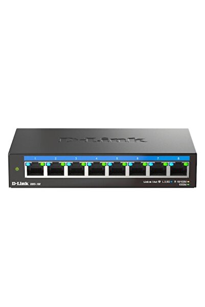 D-Link Switch, D-Link, 8 porturi, model DMS-108/E, 8x2,5 GB/s