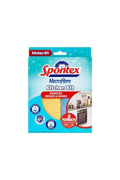 Spontex Set 2 lavete din microfibră,