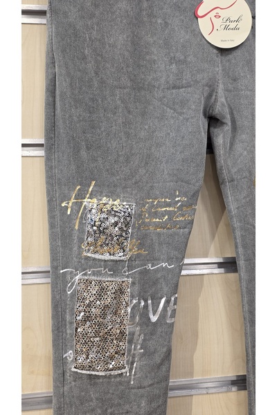 Park Moda Pants Lettering Pattern