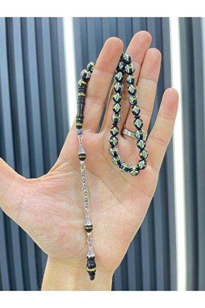 AHMET SİLVER İşlemeli Pirinç Sarma Kuka Tesbih