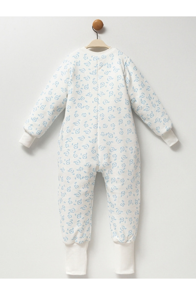 Moi Noi Fermuarlı Bisiklet Yaka Uyku Tulumu Çoraplı Patikli 2,5 Tog