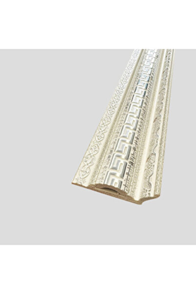 MallDeco Cornișă decorativă din argint, relief clasic, 67,8 mm
