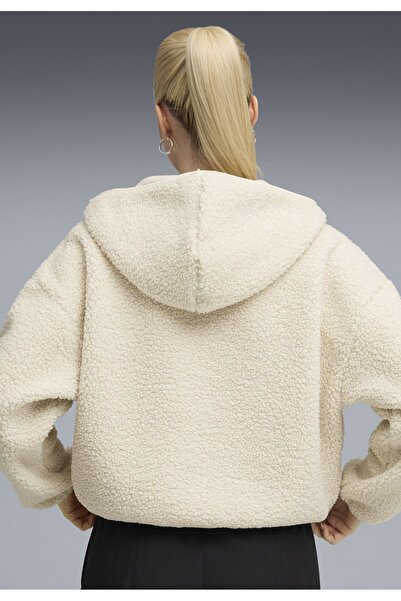 Puma Základní oblečení - Dámská oversized polar fleecová mikina s kapucí