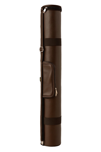 Yuga Suni Deri Proje Tüpü Cepli 10,5 cm Kahverengi