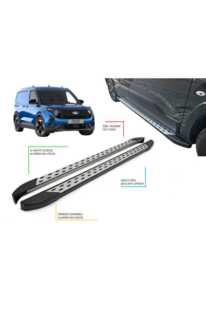 TUNAX OTO TRANSİT COURIER NOKTALI YAN BASAMAK 2024 2025 2026 2027