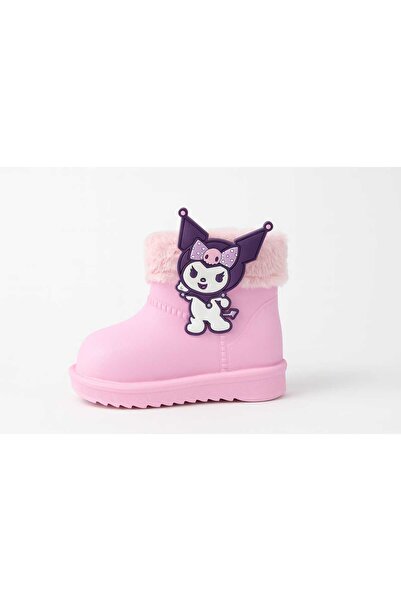 LİASSHOES sweet Pembe tatlı kı çocuk yağmur botu cromix 3d detaylı