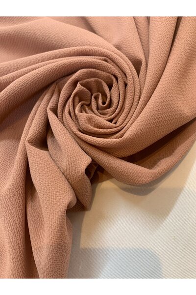 Yiğit Kumaş Kobe Crepe Fabric Thin Milk Coffee