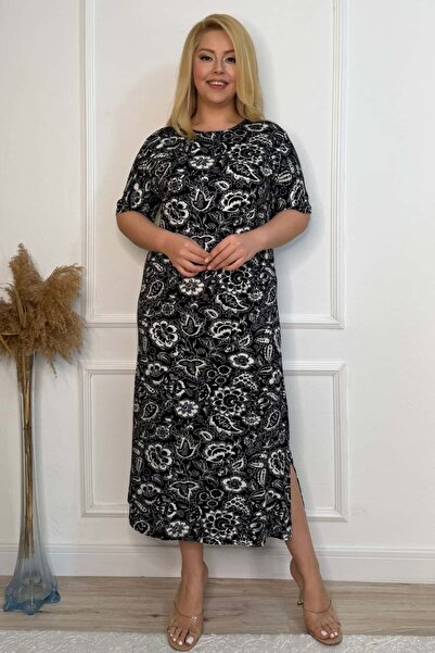 tarzımsüper Cămașă de noapte din bumbac, model Confort, mărime Plus