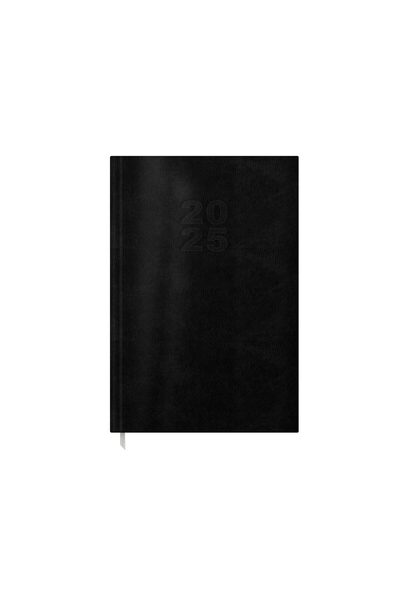 Libra Agenda A5 datată zilnic 2026, copertă balacron neagră
