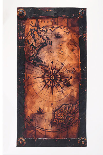 Mossyna Bamboo and Cotton Printed Beach Towel 75*150 cm