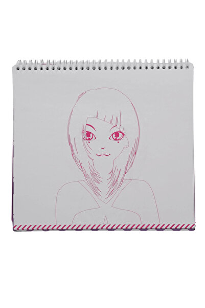 Gıpta Style on Sketch Book Hair & Make up Hair & Makeup Design Notebook Set K9001