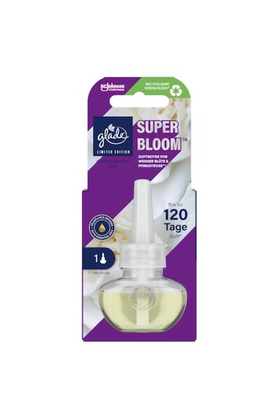 Johnson Glade Electric Air Freshener Refill, Superbloom