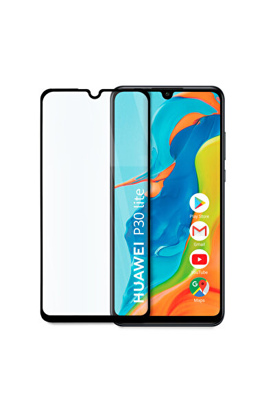 Magic Προστατευτικό οθόνης Magic, συμβατό με Huawei P30 Lite, σκληρυμένο γυαλί, μαύρο/διαφανές