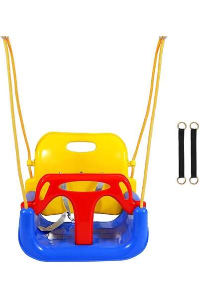 tobica مجموعة أرجوحة للأطفال 3 في 1، متينة وقوية، أرجوحة متعددة الوظائف للاست...