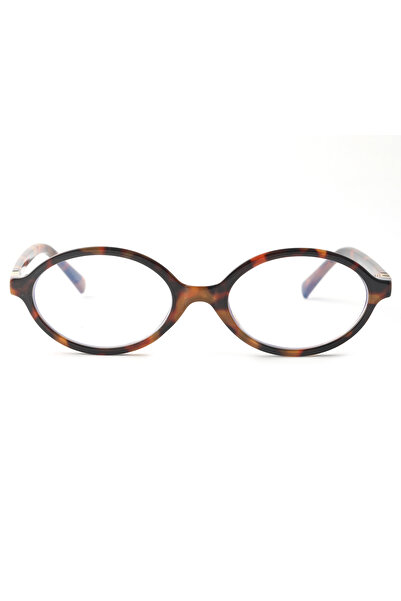 TomyHelf Leopar Oval Çerçeve Trend Mavi Işık Koruyucu Gözlüğü