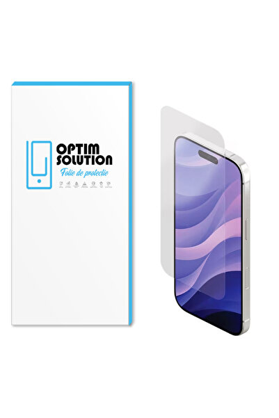 Optim Solution Folie 2.5D din Sticla Securizata pentru Apple iPhone 16e 9H An...