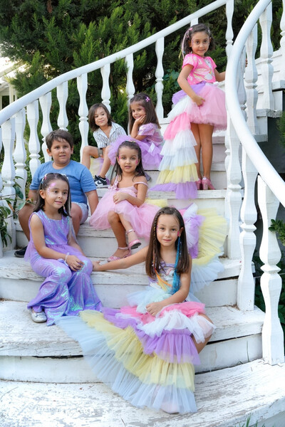 DUCA KIDS Unicorn Renkli Tül Kuyruk | Güneş ışığı