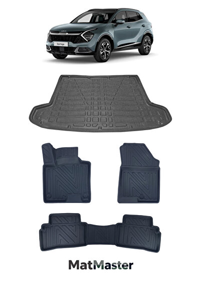 MatMaster Kia Sportage 2026 Model 5D Premium Ekstra Havuzlu Paspas Ve Bagaj H...