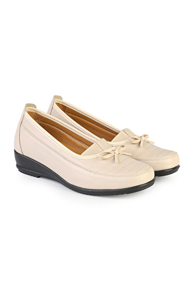 ERN SHOES Women's Genuine Leather Full Orthopedic Wedge Heeled Shoes