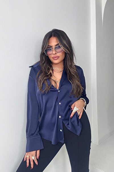 Sohotique By P Steel Knitted Striped Trousers Navy Blue