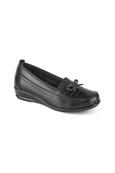 ERN SHOES Women's Genuine Leather Full Orthopedic Wedge Heeled Shoes