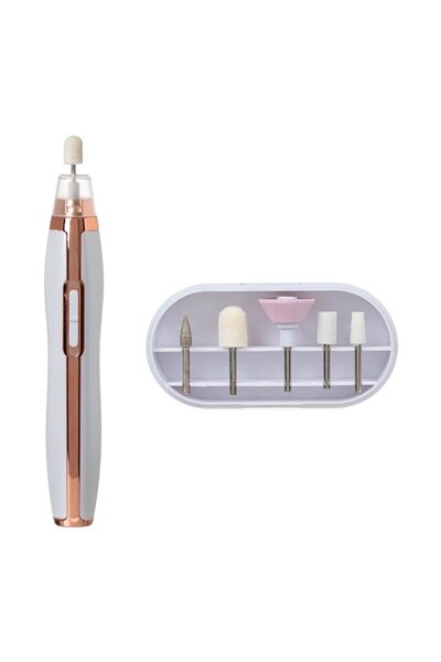 OEM Συσκευή περιποίησης νυχιών με 5 αξεσουάρ, επαναφορτιζόμενη, 16 εκατοστά