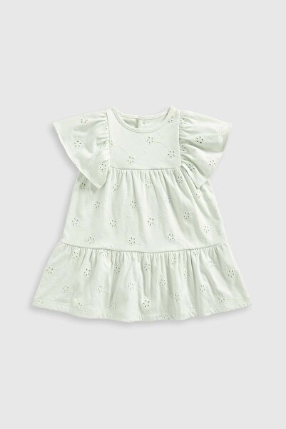 MOTHERCARE Green Broderie Dress