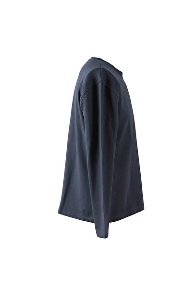 trender O Neck Injection Printed 2 Thread Petrol Men's Sweatshirt 5725