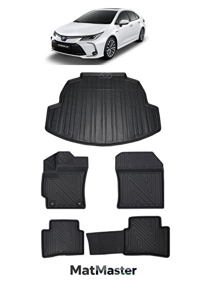 MatMaster Toyota Corolla 2026 Model 5D Premium Ekstra Havuzlu Paspas Ve Bagaj...