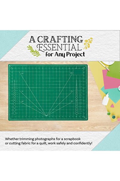 MARKQ [A2] Self-Healing Cutting Mat – Double-Sided Grid Lines for Sewing, Quilting & Crafts