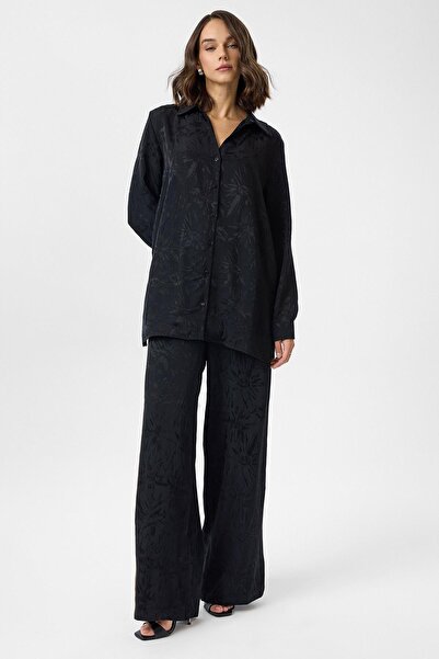 TIFFANY&TOMATO Desenli Saten Gömlek