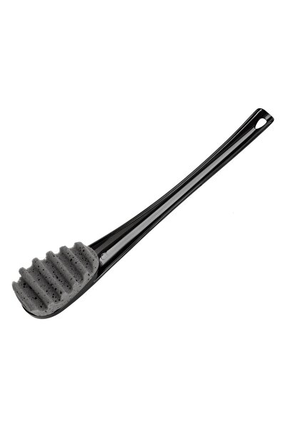 OEM Burete de Baie cu Maner Negru Gri 45 centimetri
