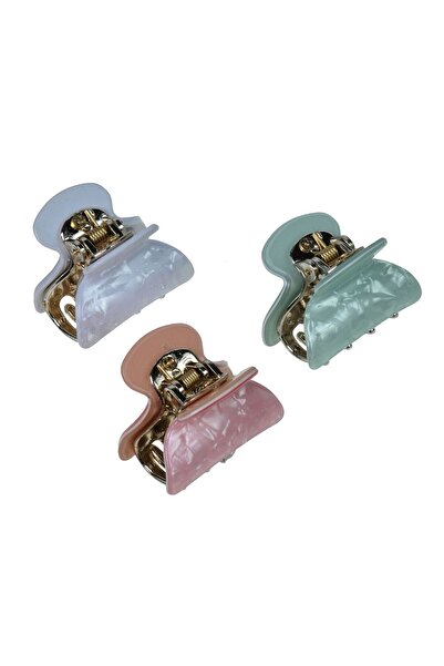 OEM Women's Hair Clips Pastel Pearls 4cm - 3pcs