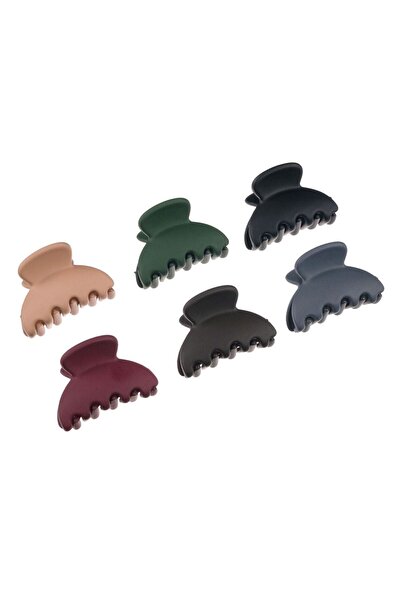 OEM Clame Par Multicolore Mate pentru Femei 4cm - 6buc