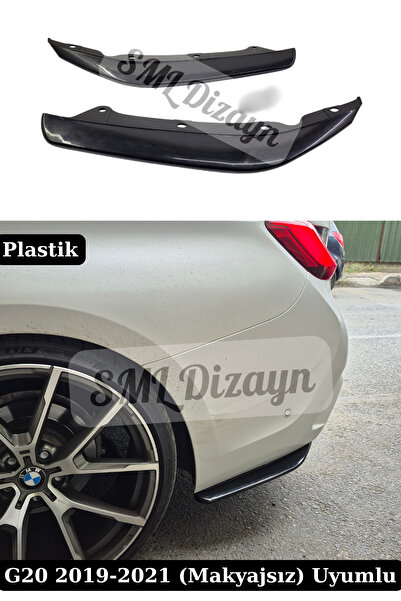 SML Dizayn 2019-2020-2021 Bmw G20 Arka Flap Bıçak Lip Sağ-Sol Plastik