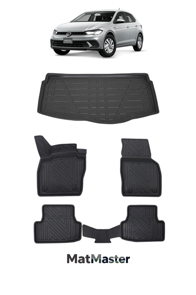 MatMaster Volkswagen Polo 2020 Model 5D Premium Ekstra Havuzlu Paspas Ve Baga...