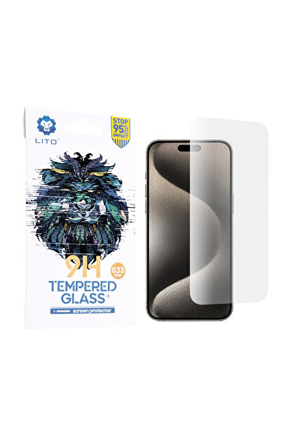 OEM Folie pentru iPhone 15 Pro Max, 2.5D Classic Glass, M736, Sticla securiza...