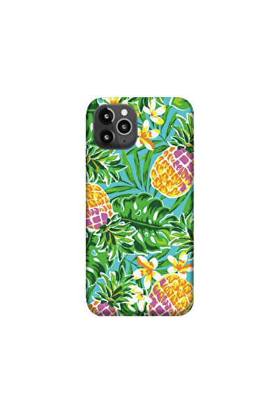 Optim Solution Folie Skin Spate pentru Apple Iphone 12 Pro, Pineapple Design,...
